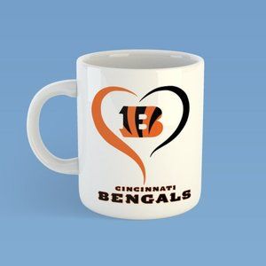 NFL Heart Favorite NFL Football Team Sport Mug of Your Favorite Team
